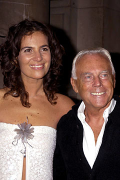 Giorgio et sa nièce Roberta Armani